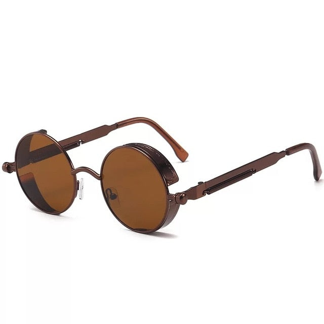 Round Retro Cool Shades. "Rodeo Rider" Sunglasses. Polarized lens. WickedYo